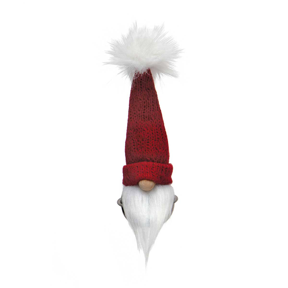 b50 GNOME JINGLE BELL BURGUNDY 2 IN X 8.5 IN POLYESTER MIX